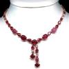 PNG Collana PNG Argento 925 Placcato Oro Rosa Con Rubino Rosso Rosa E Topazio 17 in
