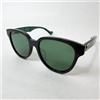 Gucci Occhiali da sole Gucci GG0960SA 001 lenti verdi logo GG Marmont e finitura nera