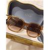 Gucci Occhiali da sole GUCCI GG0715SA-003 lenti laterali con logo GG 5,3 × 4,7 cm c...
