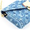 Louis Vuitton Vuitton Pochette Metis Bicolor Monogram Denim Chain Bag RFID inutilizzata con...