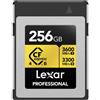 Lexar 256GB CFexpress type B 4.0 Pro Gold R3600/W3300