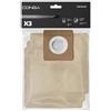 Cecotec Sacchetti per Aspirapolvere a Traino Conga PowerBag 2000 Compact. Include 3 sacchetti compatibili con Conga Powerbag 2000 Compact, Sacchetti per la polvere autosvuotanti