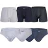 Set Da 6 Pezzi Slip Uomo Cotone Mercerizzato Nottingham Art. Sm665 F.do Chiaro Taglia L