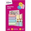 Avery RESMI30A - 30 etichette per penne a forma di animali | 30 etichette per penne a forma di animali