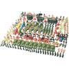 219x Army Men Soldier Playset, Toy 5cm Action Figures Veicolo Army Base Model