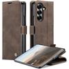 Cracedily Cover per Samsung Galaxy Z Fold 7 Case, Libro Custodia Portafoglio Premium Pelle PU, Slot Scheda, RFID Shieldon, Chiusura Magnetico Aletta Antiurto Case Custodia per Galaxy Fold7, Caffè