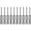 QUARKZMAN 10Pz #00 Punte Cacciavite Phillips PH00 1/4 Gambo Esagonale 2 (50mm) Lungo Acciaio S2 Magnetiche Inserti per Avvitatore Cacciavite Elettrico Punte Trapano 0.098 (2.5mm) Asta