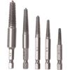 Yuecoom Estrattori Per Viti Danneggiate, Set di Estrattori Per Viti da 5 Pezzi Set di Rimozione Viti con Gambo Esagonale da 1/4 di Pollice Set di Rimozione Viti in Acciaio al Carbonio 7,5 Mm 5 Mm 4 Mm 3,5 Mm