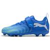 PUMA Scarpe da calcio FUTURE 9 PLAY FG/AG per bambini, Scarpe, Blu, 27