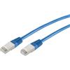 S-CONN maximum connectivity Cavo patch cat. 5e SF/UTP blu 2m