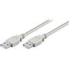 Frei Cavo USB 2.0 Hi-Speed, spina A > spina A, grigio - Lunghezza: 1,00 m