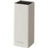 Echtwerk EW-MB-0130 Ceppo universale per coltelli quadrato con inserto in setola, bianco