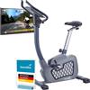 Skandika Wiry: cyclette da casa con volano da 11 kg, 24 programmi di allenamento, 32 livelli di resistenza, sistema di frenatura magnetica, controllo tramite app Kinomap via Bluetooth