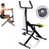 Gymform® Ab Booster PLUS - dispositivo di allenamento per tutto il corpo, cyclette pieghevole - incluso schermo, istruzioni per l'allenamento e piano alimentare - dalla pubblicità televisiva