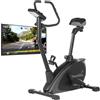 Skandika Ergometro Vinneren: cyclette da casa dal design elegante | Bicicletta fitness con sistema di frenatura magnetica, volano da 11 kg, 12 programmi di allenamento, supporto per tablet