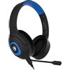 Hyrican Cuffie da gioco SADES Shaman SA-724, nero/blu, USB, cablate, stereo, sovrauricolari, PC, PST, XBox, Nintendo Switch, VR, telefono