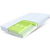 FDM Materasso 80x160 cm ADRIANO a 7 zone, H2 H3, in schiuma a freddo HR, altezza circa 11 cm
