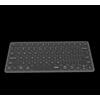 Hama Tastiera ultrasottile Rapoo con adattatore multiplo USB-C 8-in-1, QWERTZ (00221224)