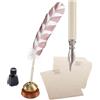 Noble Collection Harry Potter replica penna d'oca di Hogwarts con carta di Hogwarts 31 cm