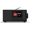 Hama Digitalradio DR1001BT, FM/DAB/DAB+/Bluetooth® RX, Radiowecker, Schwarz (00054296)