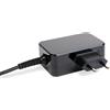 HomeShopXL Caricabatterie universale USB-C da 65 W - Caricabatterie rapido PD da 5-20 V - Laptop, tablet e smartphone - 1,8 m - Nero [55061]
