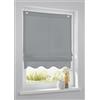 Kutti Tenda romana Olivia grey larghezza 60 cm x altezza 140 cm, montaggio senza foratura