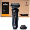 Braun Rasoi elettrici Braun da uomo Serie 5, modello 52 B1200SI, con acqua