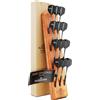 McFARRONS Portadardi McFARRONS in legno per 12 freccette - Pratico sistema di stoccaggio a parete, ideale come accessorio per qualsiasi tipo di bersaglio da freccette - adatto sia per freccette in acciaio che per freccette elettroniche. (Legno/Wood) - …