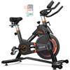 YOSUDA Cyclette, cyclette da camera, resistenza magnetica, app, ergometro silenzioso, display LCD, supporto per tablet, bike, allenamento cardiovascolare