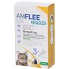 KRKA FARMACEUTICI MILANO Amflee Combo 50mg/60mg Spot On Antiparassitario Per Gatti E Furetti 3 Pipette