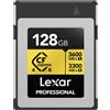 Lexar 128GB CFexpress type B 4.0 Pro Gold R3600/W3300