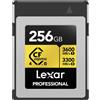 Lexar 256GB CFexpress type B 4.0 Pro Gold R3600/W3300