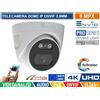 ENVIO TELECAMERA IP DOUBLE LIGHT 8MP SONY STARVIS POE ONVIF H.265 FULL-COLOR 20MT IP65