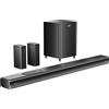 Barca soundbar boAt Aavante Prime 7.1.4 7050DA Premium Black 700W RMS con Dolby Atmos