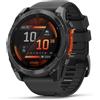 Garmin fnix 8 - 43 mm AMOLED Steinweiss/Silber