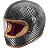 Premier Casco Moto Integrale Stile anni 70 Premier Trophy Carbon Tec