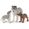 Schleich Wild Life play set madre lupo con cuccioli
