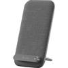Xlayer Stazione di ricarica induttiva da 15 W certificata Qi, grigio scuro, caricabatterie wireless
