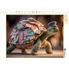 CALVENDO Puzzle Post per la lentezza - Tartaruga come animale postino | 1000 pezzi dimensioni 64x48cm Foto-Puzzle per le ore felici