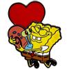 Youtooz SpongeBob Schwammkopf Bobble Spilla da bavero Spongebob Heart 5 cm