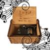 MINGZE Manovella in Legno Music Box meccanismo varietà di Stili Carillon