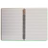 QUADERNO A5 BLOCCO SPIRALE 15X21CM 10 RIGHE PENTAGRAMMA PER MUSICA NOTE