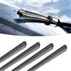 KOLZEMV 4 Pcs Gomma Tergicristallo, spazzole tergicristallo, Gomma Di Ricambio Universale Per Tergicristalli, Ricariche Per Spazzole Tergicristallo, Compatibile Con Tutti i Tergicristalli (800mm)