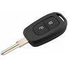 Car Passion Guscio Chiave Telecomando Compatibile con Dacia Sandero Duster Logan Cover Scocca Ricambio 2 Tasti Riparazione Sostituzione (2 Tasti)