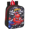 safta SPIDER-MAN - Zaino per bambini, zaino per bambini, zaino per scuola, adattabile al carrello, ideale per asilo, comodo e versatile, qualità e resistenza, 22 x 10 x 27 cm