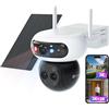 EZVIZ CB90f 3K Telecamera Wi Fi Esterno Senza Fili con Pannello Solare 8W 3K