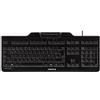 CHERRY KC 1000 SC tastiera USB QWERTZ Tedesco Nero