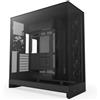 NZXT H9 Flow (2025) All Black Midi Tower ATX Gaming Gehäuse schwarz mit Glasfens