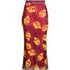 VERSACE JEANS COUTURE - Gonna midi - Bordeaux