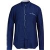 HARMONT & BLAINE - Camicia in lino - Blu china